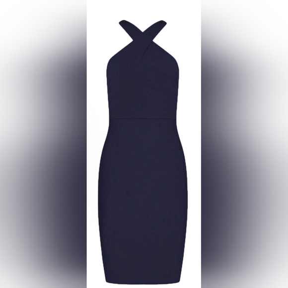 Carolyn Dress Navy a lady-like flattering fit with a hint of cool. - Picture 3 of 7